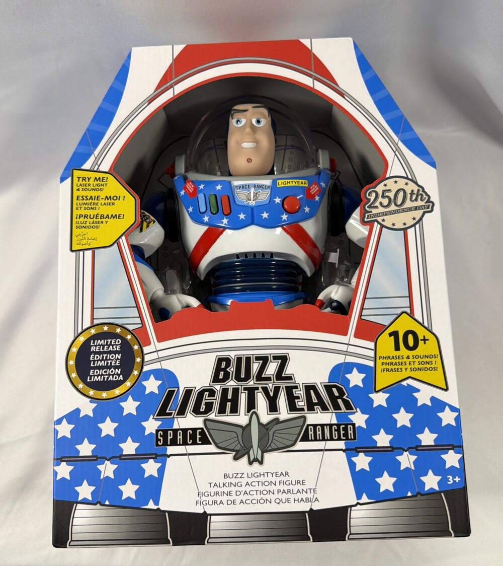 Disney Parks 2026 Toy Story 250th America Buzz Lightyear Special Action Figure